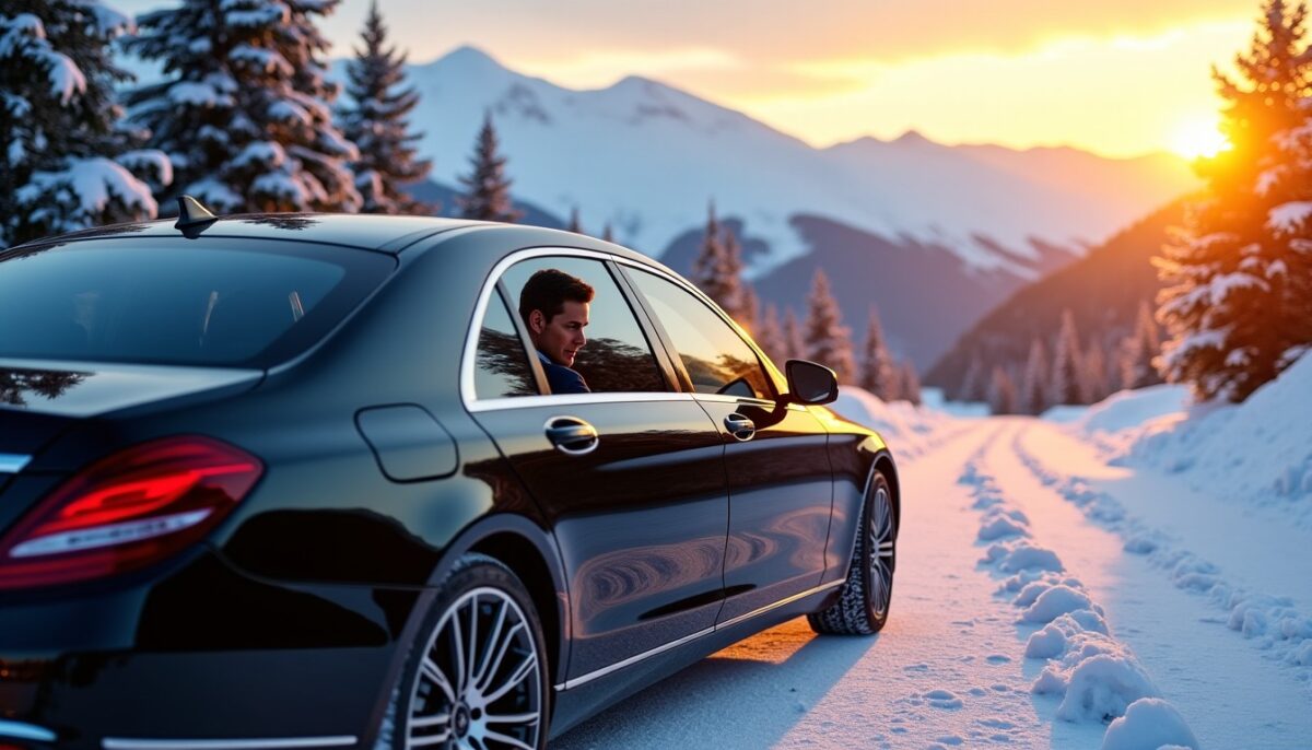 Golden Class Transport : votre chauffeur privé pour un voyage élégant vers les stations de ski des Alpes